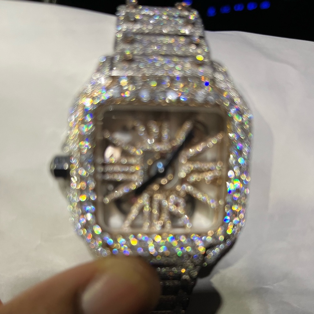 Diamond Cartier watch